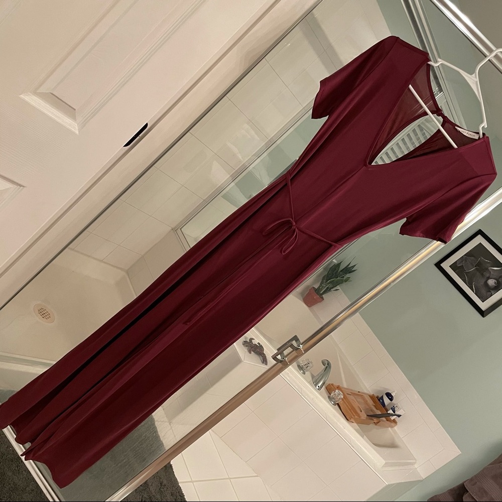 Maroon Jumpsuit